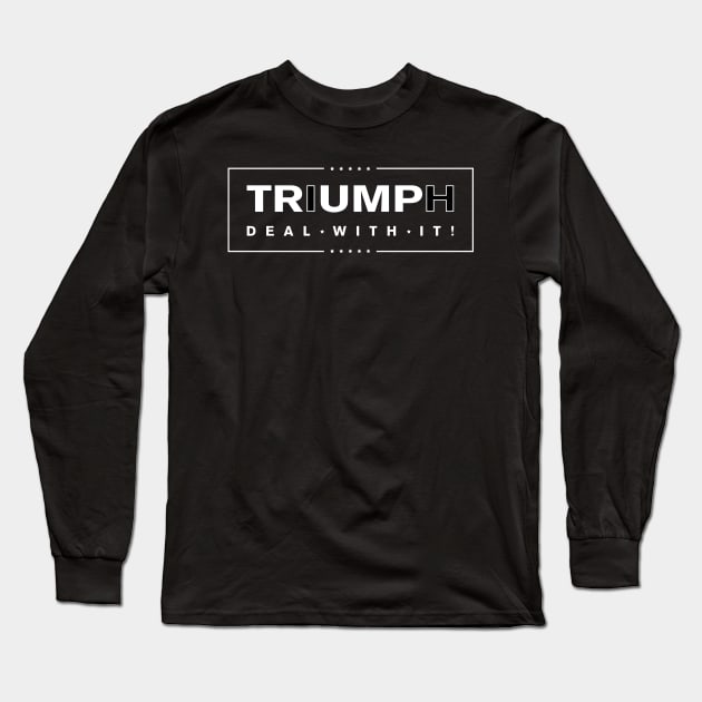 TRIUMPH - White Long Sleeve T-Shirt by SEspider